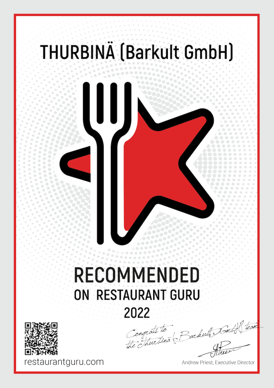 RestaurantGuru Certificate2022 SMALL